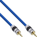 InLine® Klinken-Kabel PREMIUM, 3,5mm Stecker / Stecker, 2m (Produktbild 1)